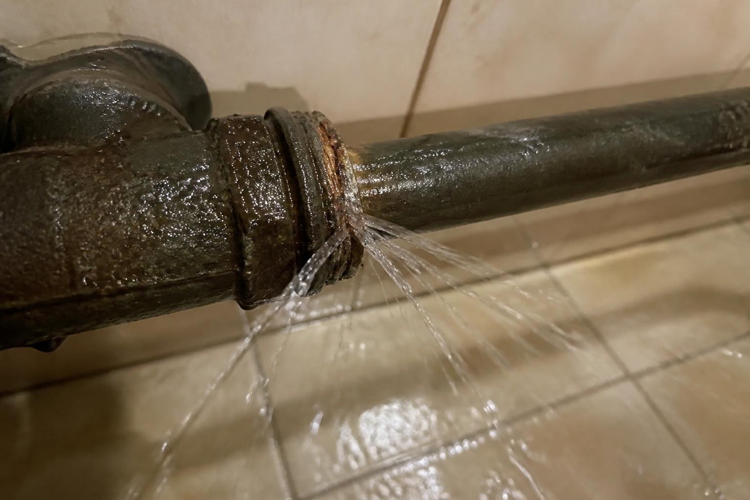 Schadensfoto Rohrbruch